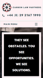 Mobile Screenshot of carbonlawpartners.com